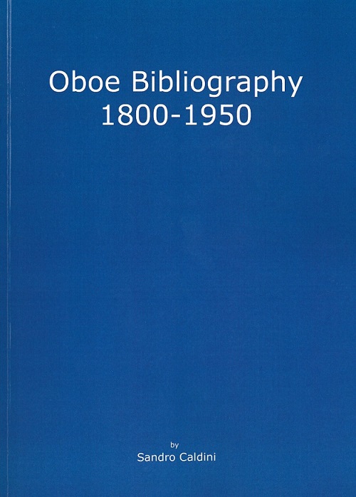 S. Caldini: Oboe Bibliography<br>from 1800 - 1950